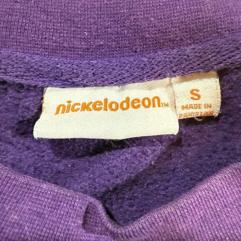Nickelodeon Purple Rugrats Crew Neck Sweatshirt Chest Logo Size Small Kid-core - Picture 3 of 5